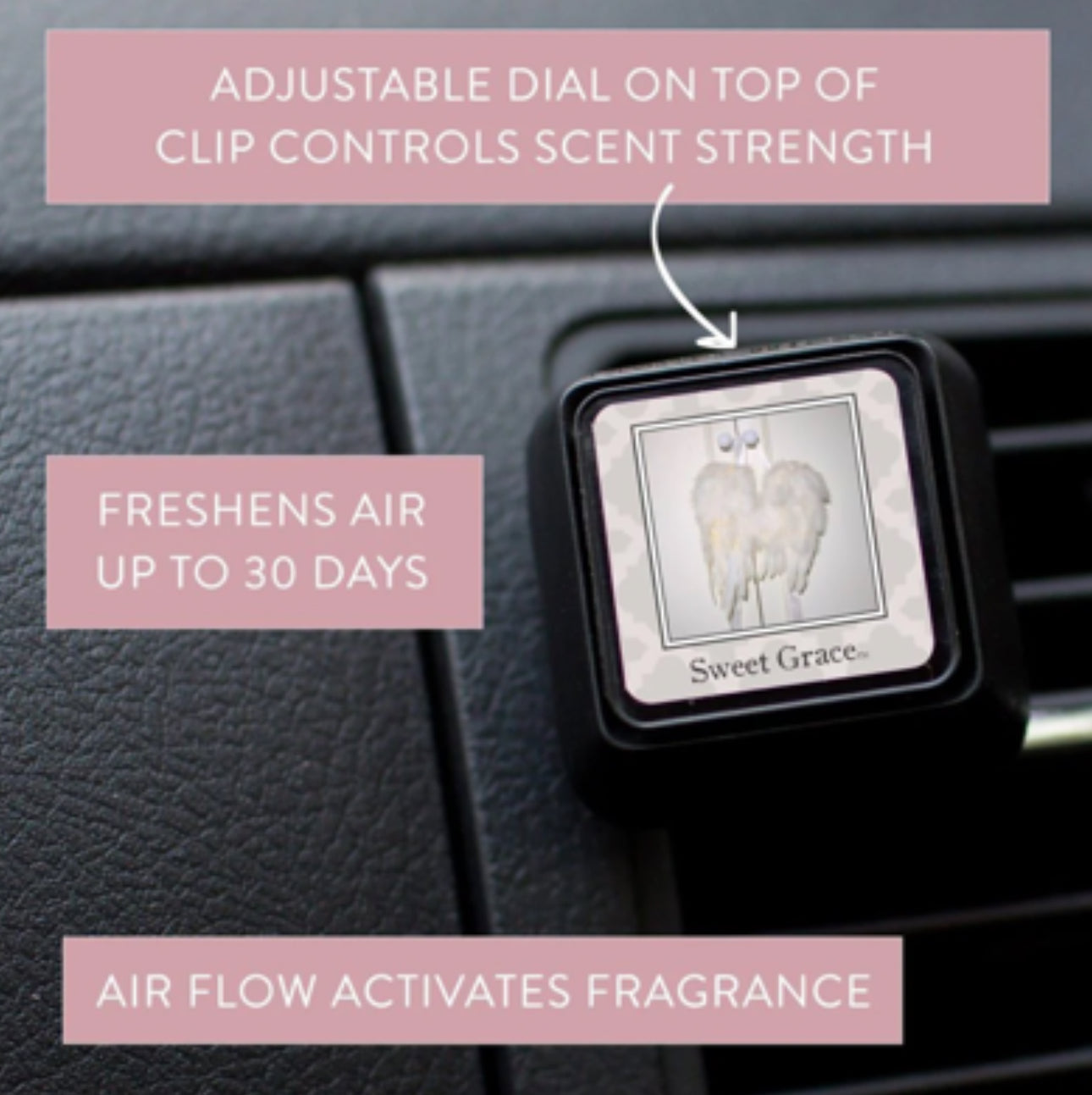 Sweet Grace Car Vent Clip