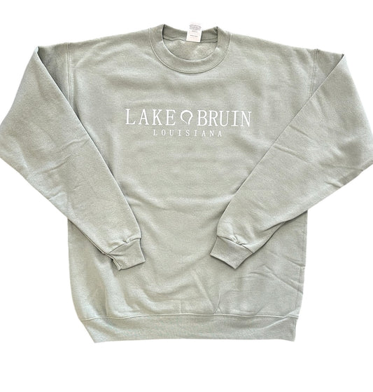 Lake Bruin Sweatshirt- Stonewash Green