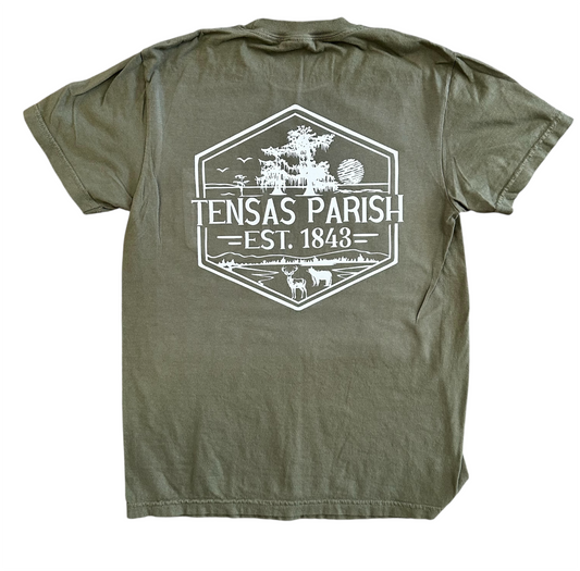 Tensas Parish T-Shirt- Sage