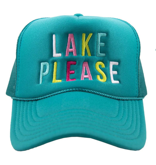 Lake Please Foam Trucker Hat