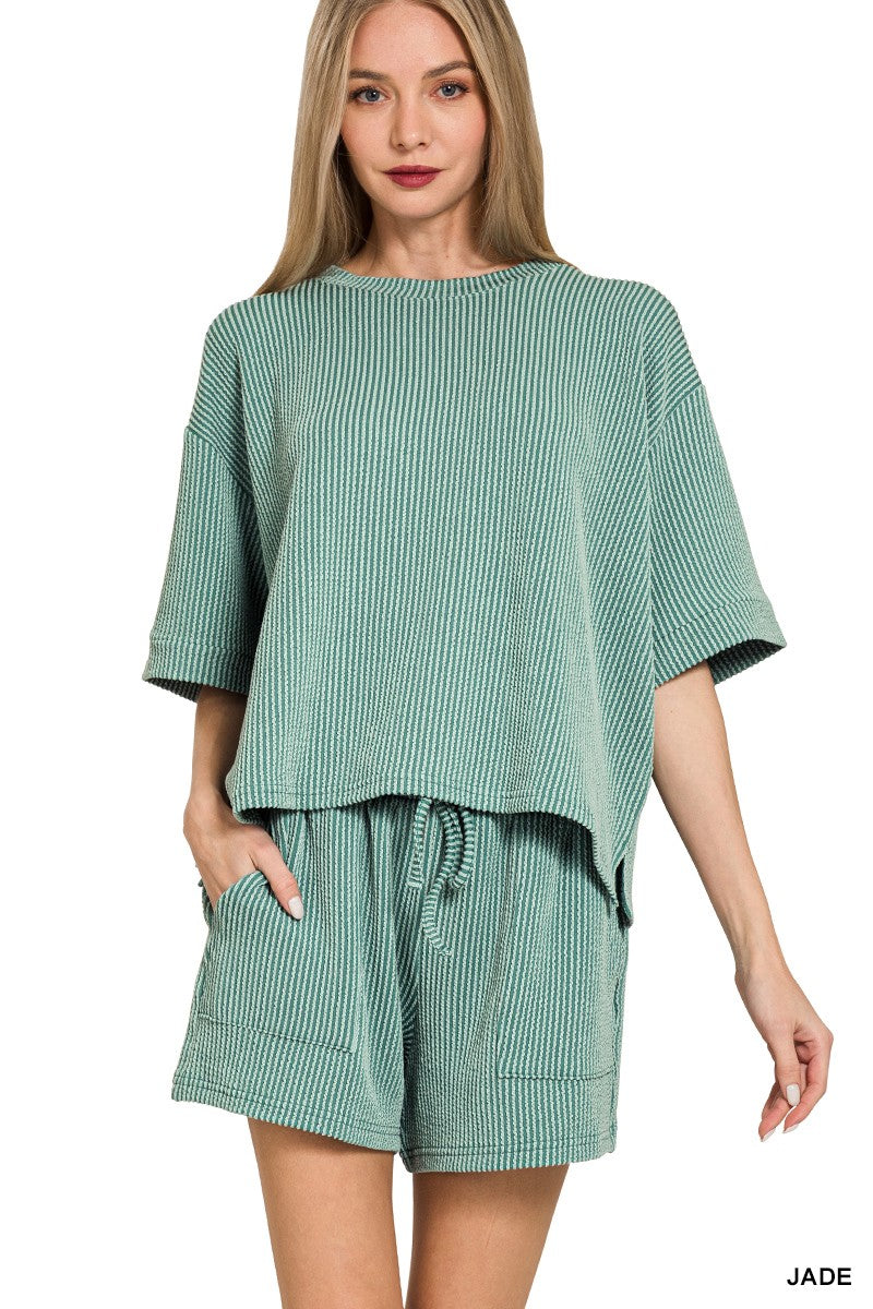 The Effortless Ribbed Set