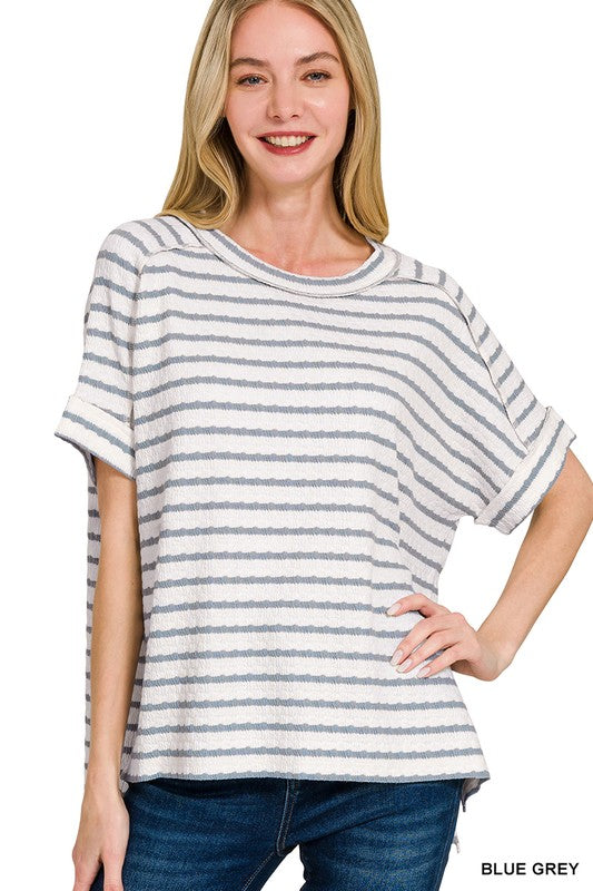 Striped Boxy Tee