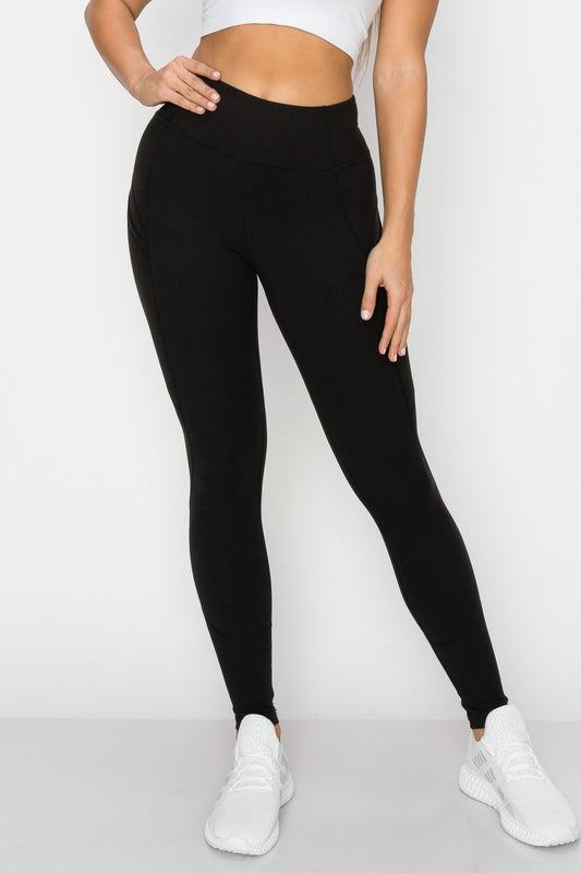 Black Butter Soft Ankle Length Yoga Pants