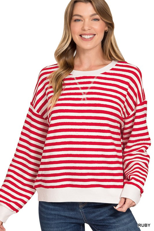 The Gameday Stripe Sweater