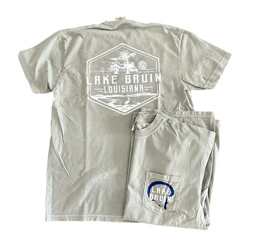 Lake Bruin Pocket Tee-Bay