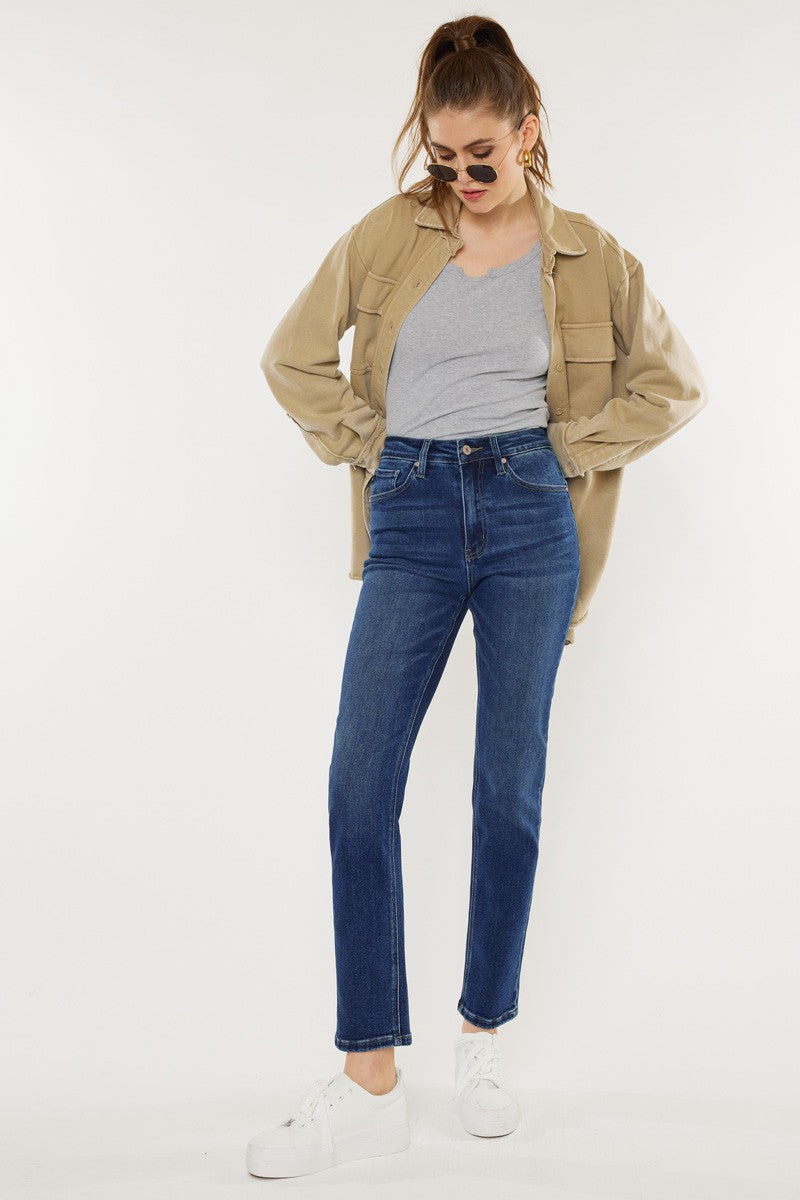 KanCan High Rise Slim Straight