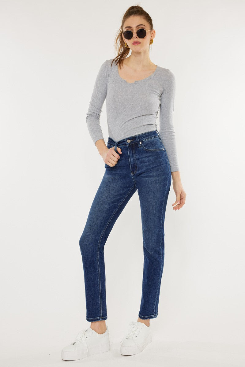 KanCan High Rise Slim Straight