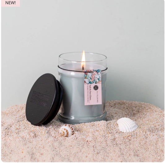 Salt & Sea Glass 8oz Small Jar Candle