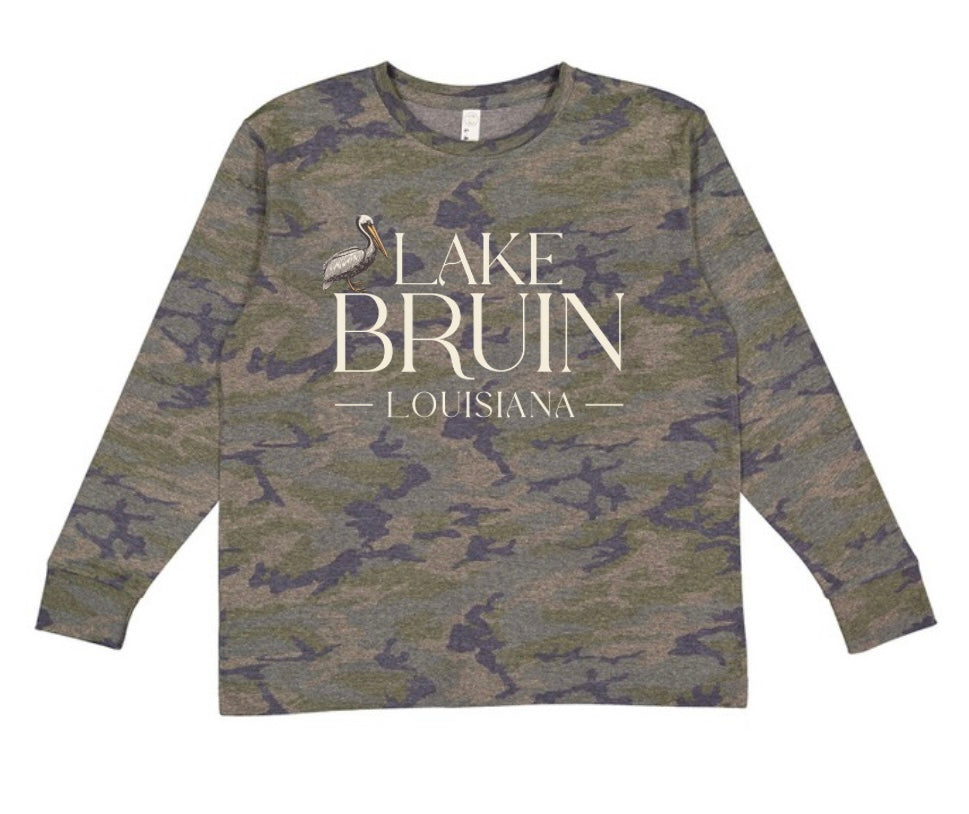 Lake Bruin Camo Long Sleeve – Youth
