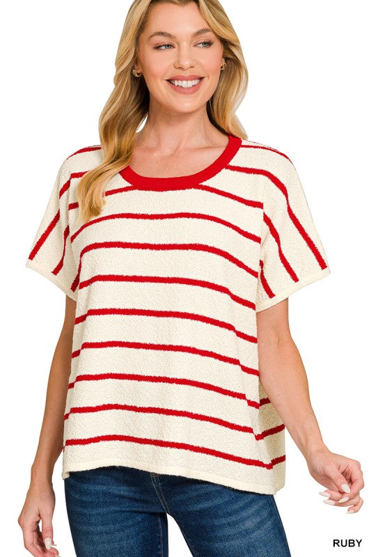 The Friday Night Stripes Top
