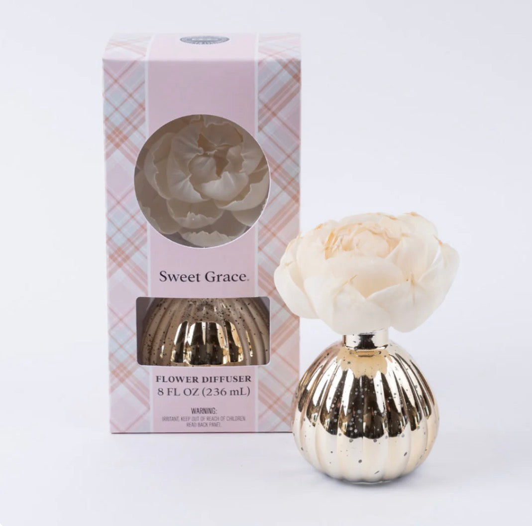 Sweet Grace Gold Flower Diffuser
