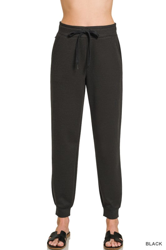 Black Scuba Joggers