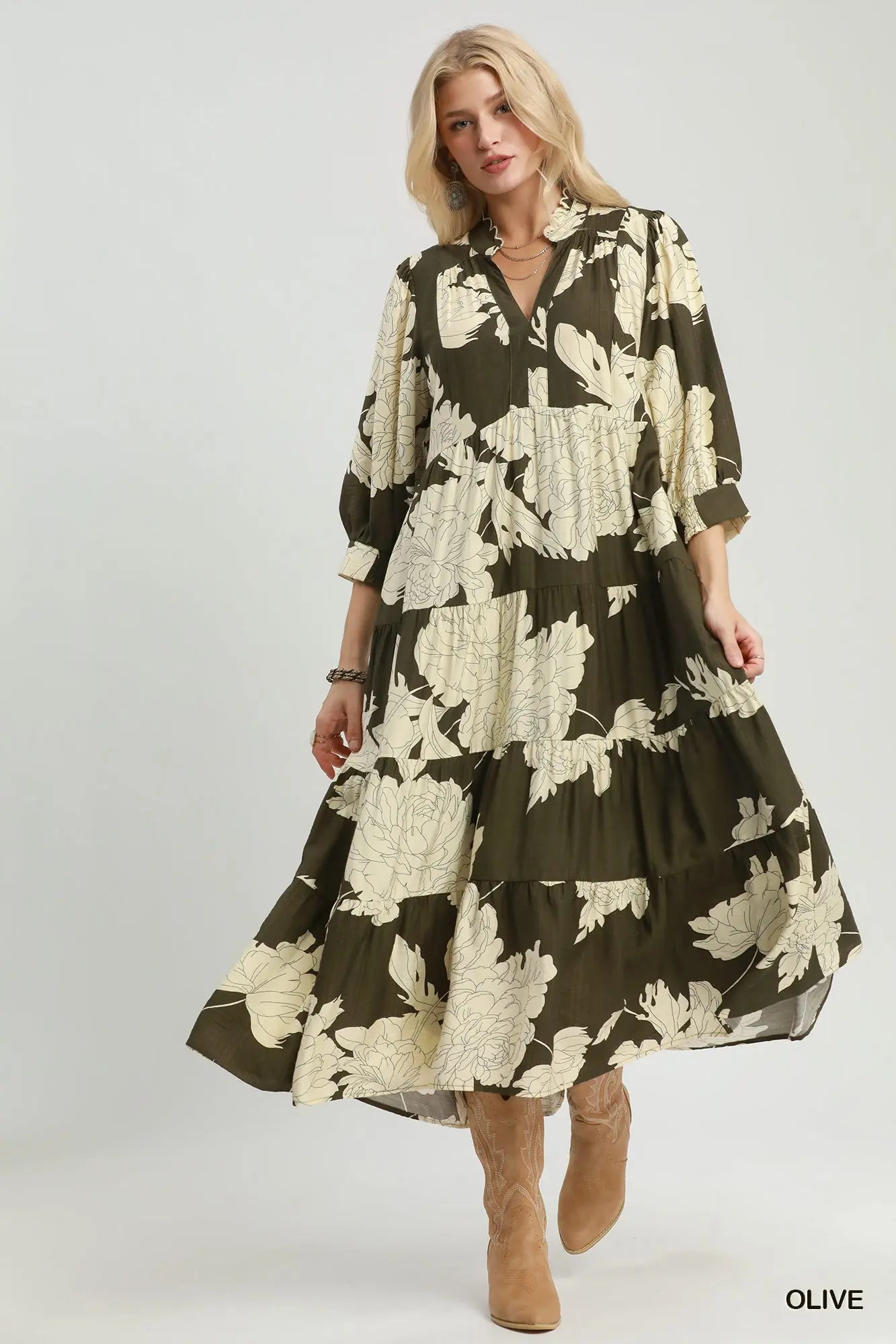 The Olive Garden Maxi Dress