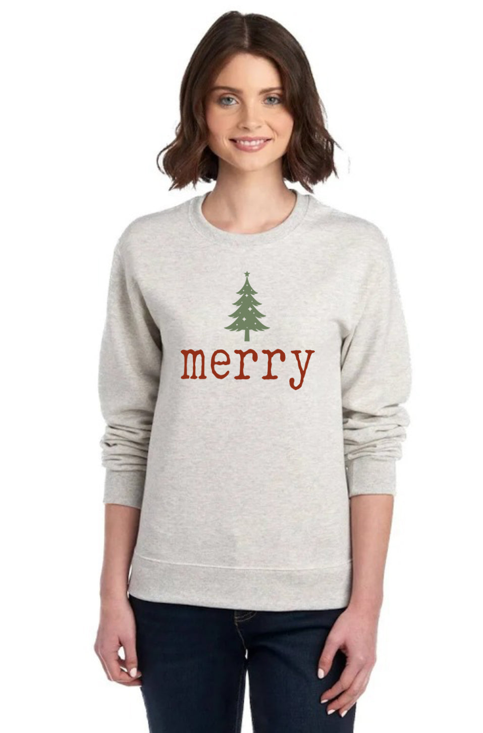 Simple Merry Tree Sweatshirt