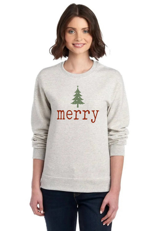 Simple Merry Tree Sweatshirt