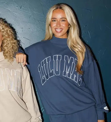 LuluMac Stitch Mock-neck Terry