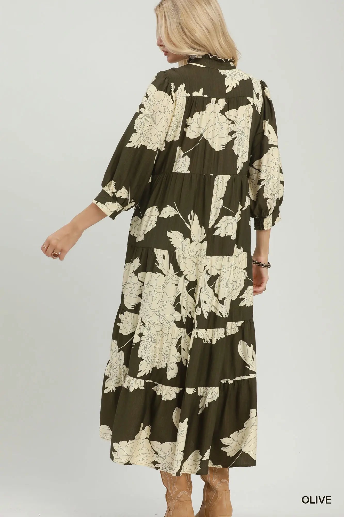 The Olive Garden Maxi Dress