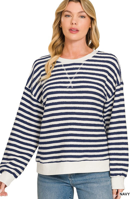 The Gameday Stripe Sweater
