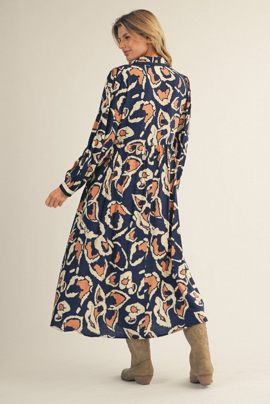 Midnight Bloom Maxi Dress