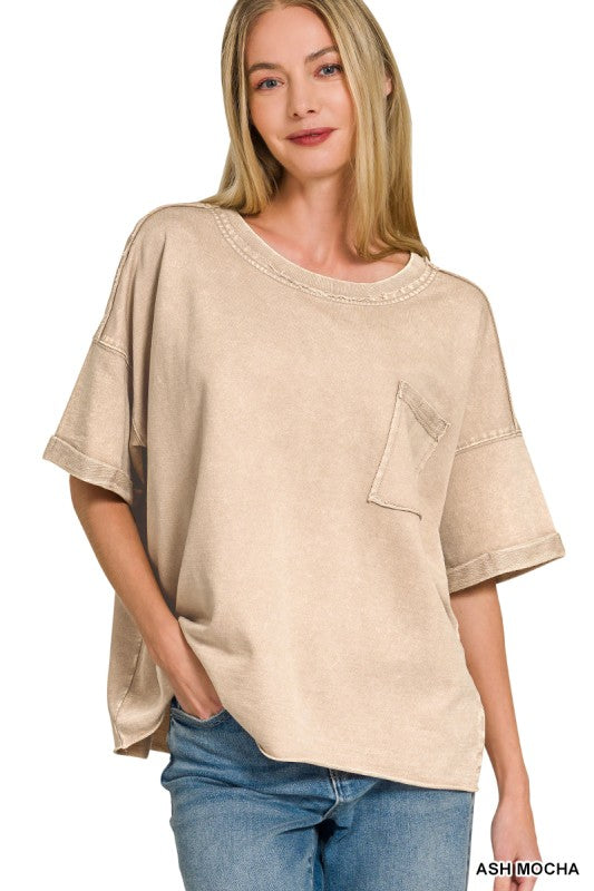 The Vintage Vibes Tee – Ash Mocha