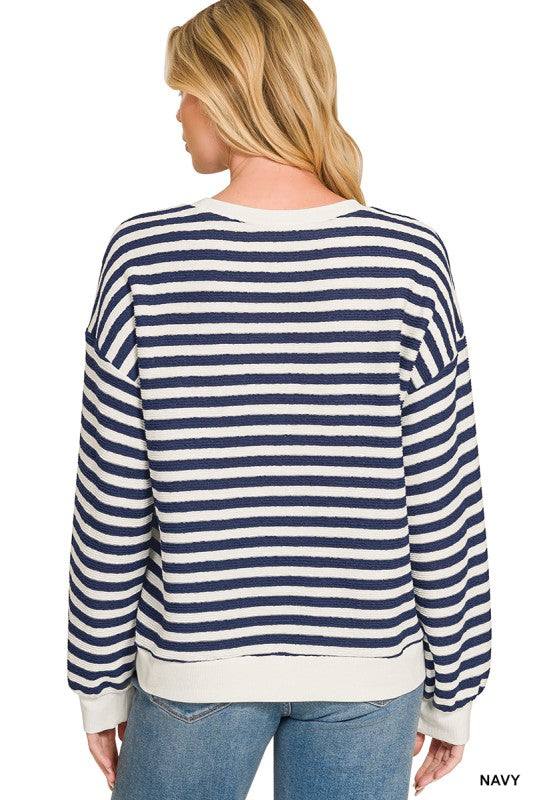 The Gameday Stripe Sweater