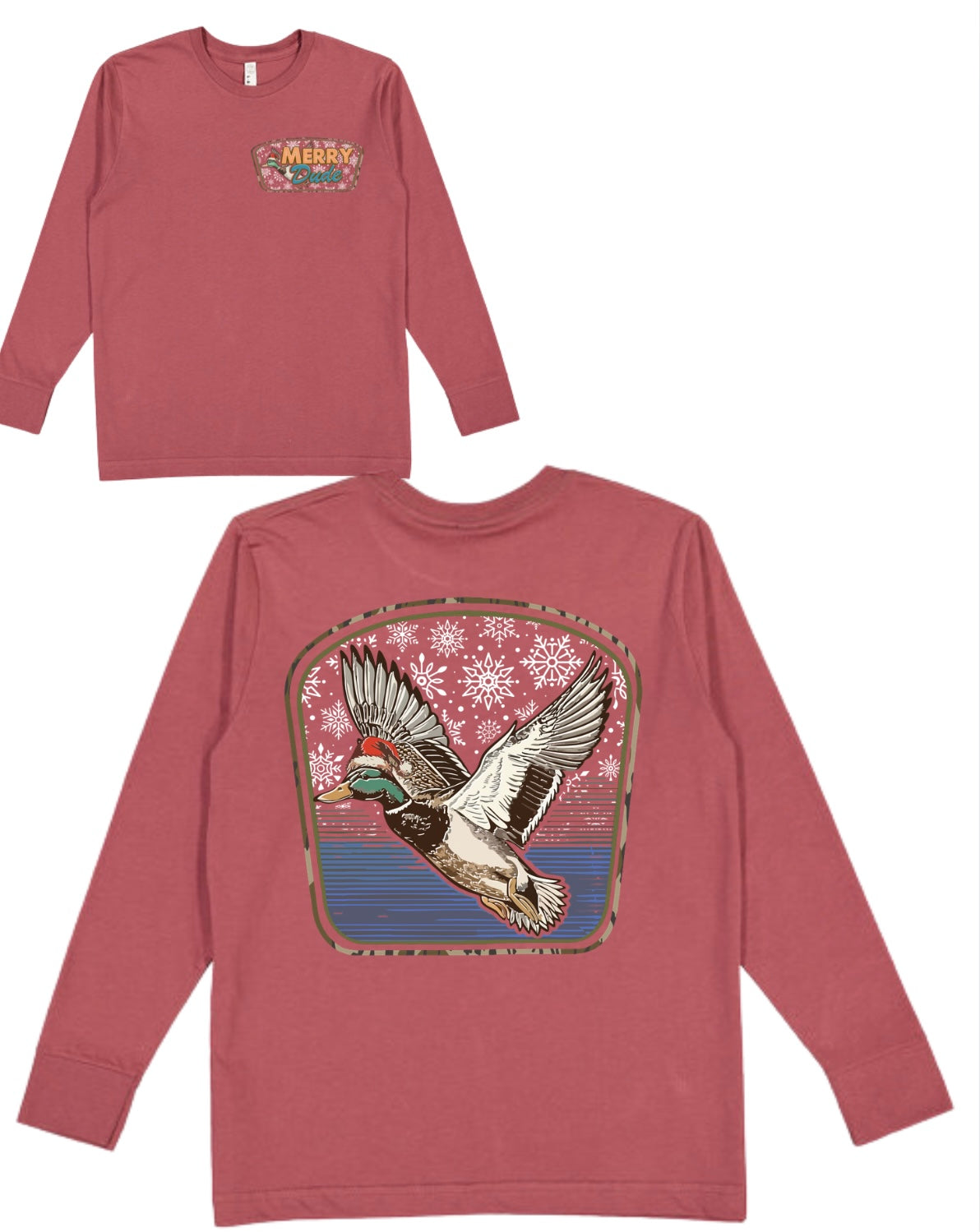 Festive Flight Duck Youth Long Sleeve Tee