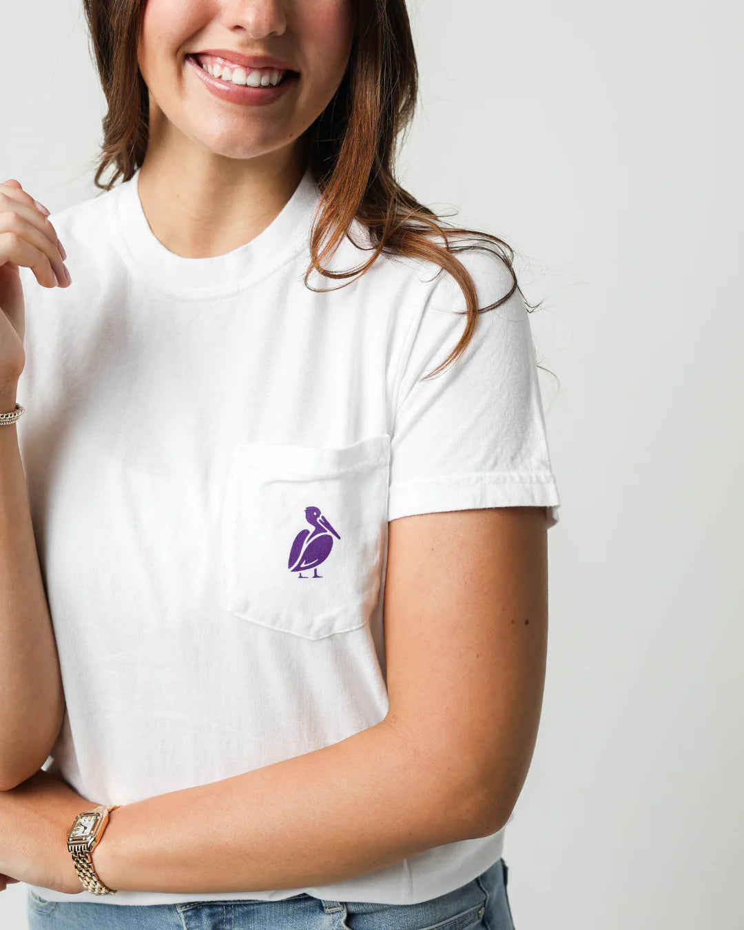 Louisiana Saturday Night Tiger Pocket T-shirt