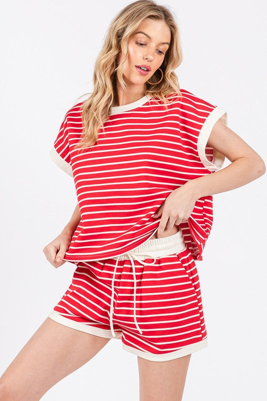 Striped Terry Top