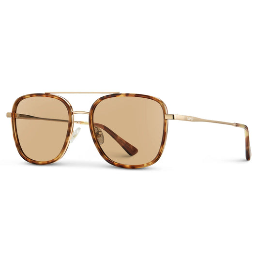 WMP-GIA Honeycomb Tortoise / Gold Tinted Lens