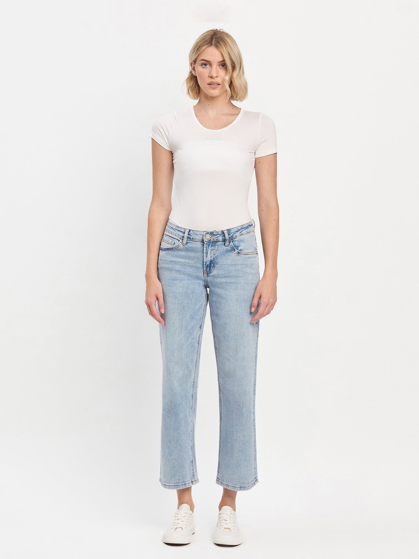 Vervet-Leann - Mid Rise Dad Jeans